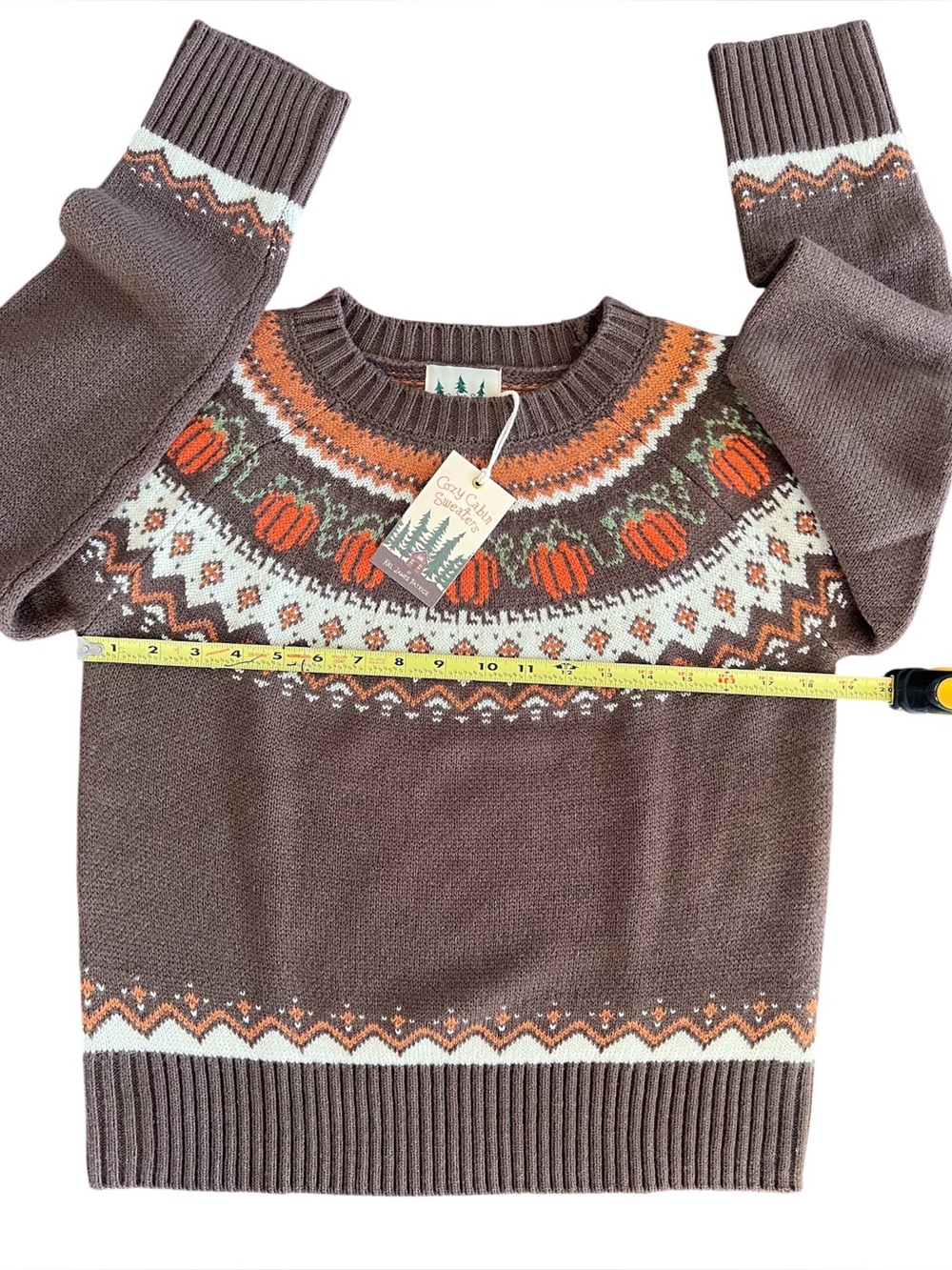Kiel James Patrick Cozy Pumpkin Sweater XS NWT - Picture 5 of 7